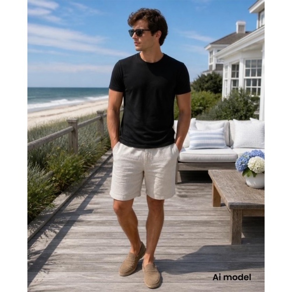 J Crew Men's Shorts 32 Ivory - Picture 2 of 5